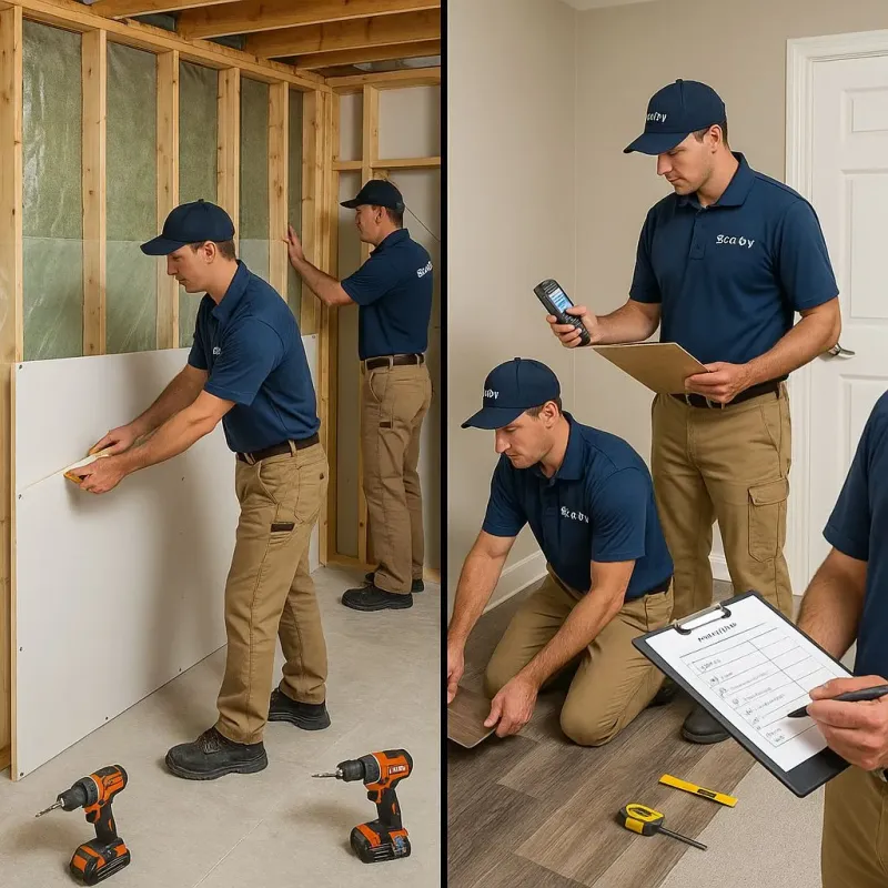 Repairs and Reconstruction process in Allegany, NY